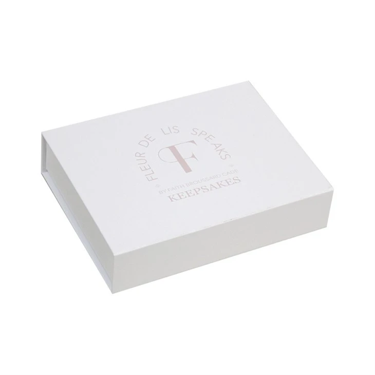Deep White Laminated Magnetic Gift Box